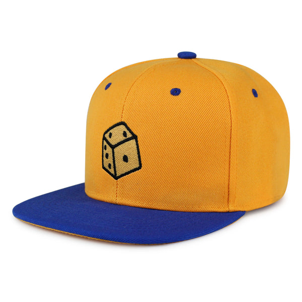 Dice Snapback Hat Embroidered Hip-Hop Baseball Cap Cute Board Game