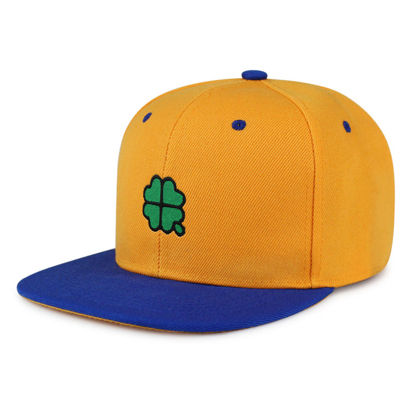 Four Leaf Clover  Snapback Hat Embroidered Hip-Hop Baseball Cap Clove Lucky