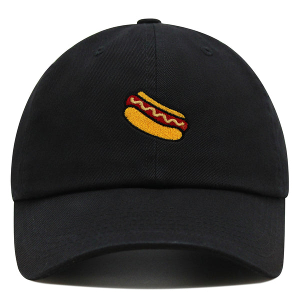 Hotdog Premium Dad Hat Embroidered Baseball Cap Foodie Sausage