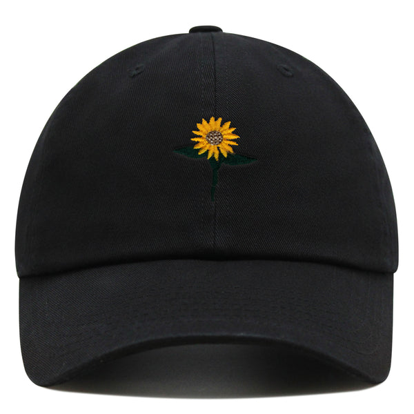 Sun Flower Premium Dad Hat Embroidered Baseball Cap Floral