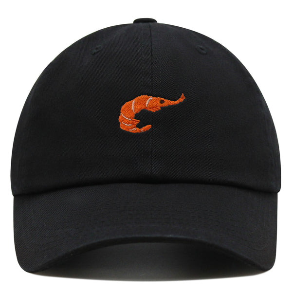 Shrimp Premium Dad Hat Embroidered Baseball Cap Fishing Foodie Ocean