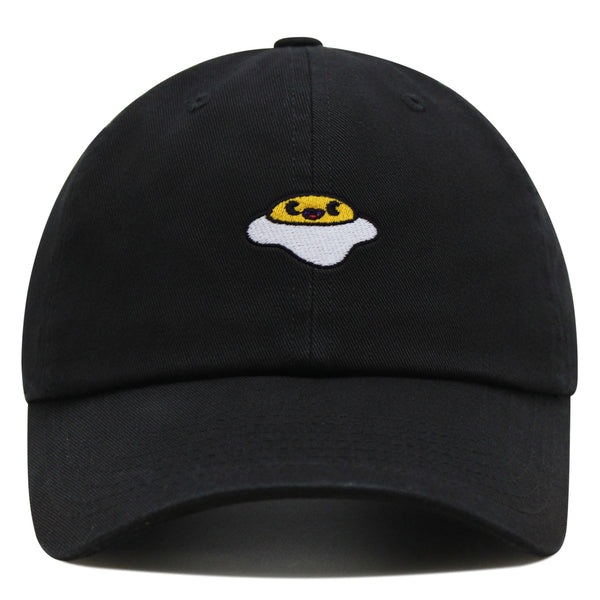 Smiling Egg Premium Dad Hat Embroidered Baseball Cap Sunny Side Up