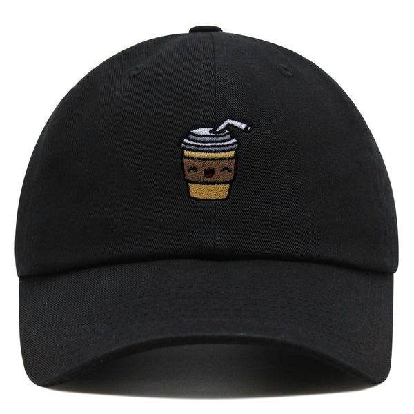 Morning Coffee Premium Dad Hat Embroidered Baseball Cap Latte Americano