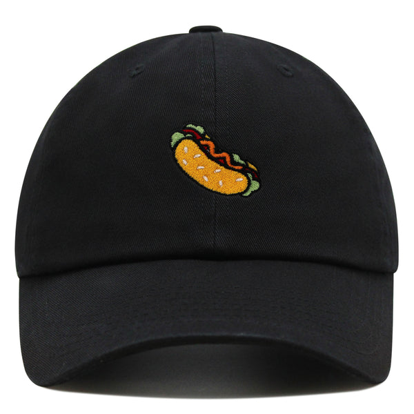 Hot Dog Premium Dad Hat Embroidered Baseball Cap Fast Food