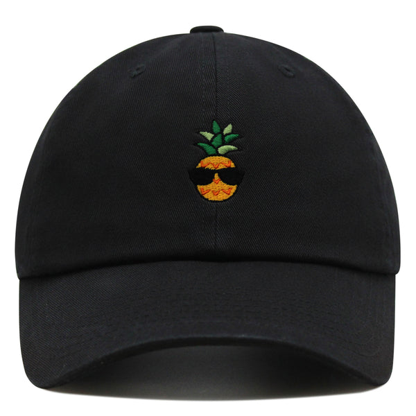 Pineapple Man Premium Dad Hat Embroidered Baseball Cap Sunglasses