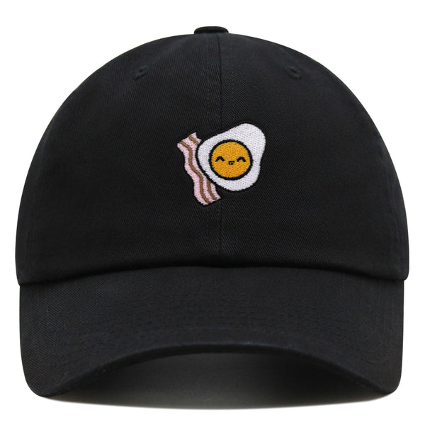 Egg and Bacon Premium Dad Hat Embroidered Baseball Cap Breakfast