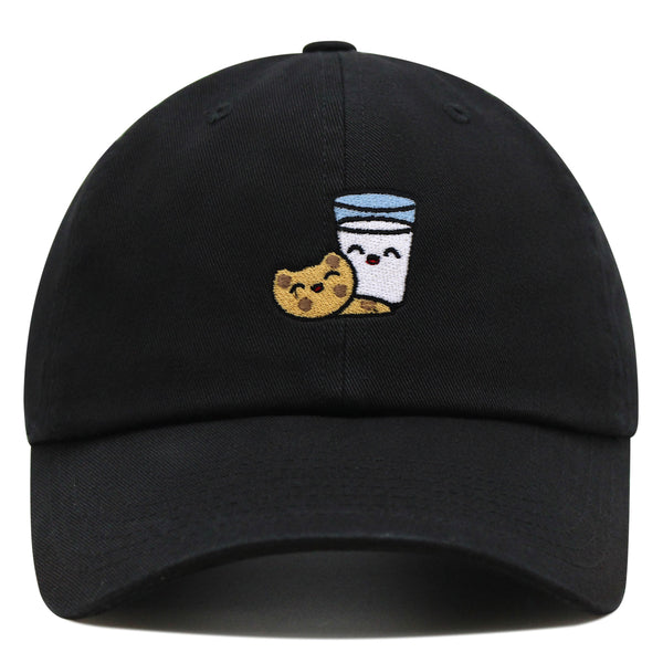 Milk and Cookie Premium Dad Hat Embroidered Baseball Cap Snack