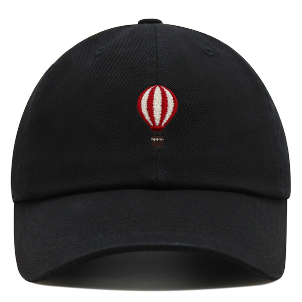 Hot Air Ballon Premium Dad Hat Embroidered Baseball Cap Travel Fly Sky