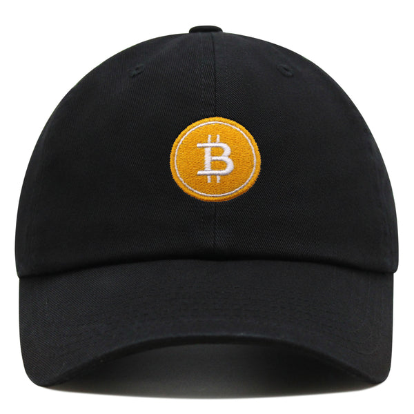 Bitcoin Premium Dad Hat Embroidered Baseball Cap Cryptocurrency Investing