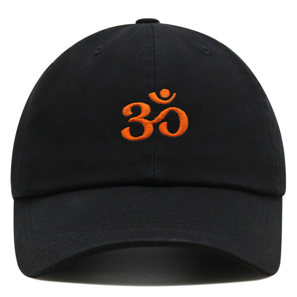 Om Symbol Premium Dad Hat Embroidered Baseball Cap Indian Buddah