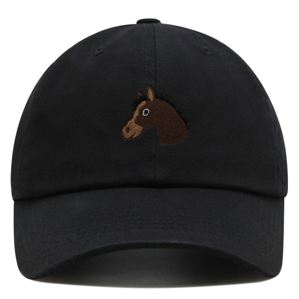 Horse Head Premium Dad Hat Embroidered Baseball Cap Cowboy Zoo