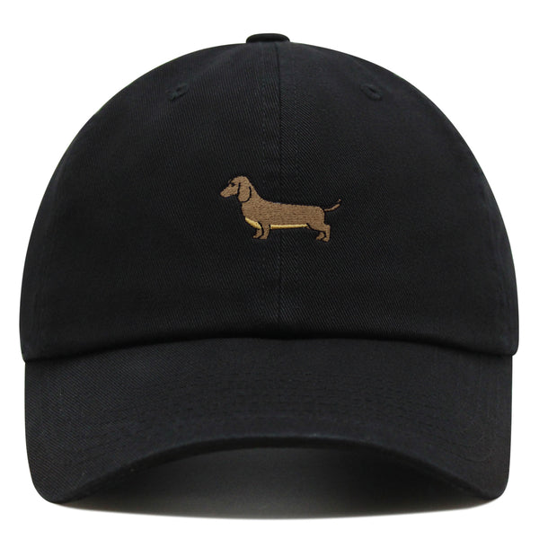 Dachshund Premium Dad Hat Embroidered Baseball Cap Puppy Dog