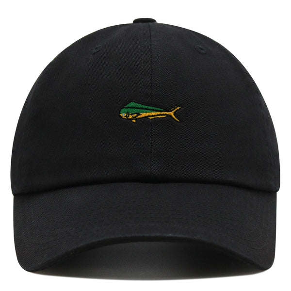 Mahi-Mahi Fish Premium Dad Hat Embroidered Baseball Cap Fishing Ocean