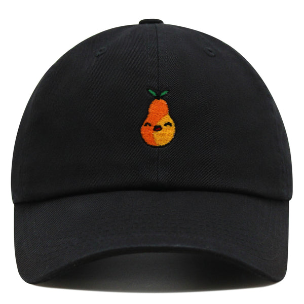 Pear Premium Dad Hat Embroidered Baseball Cap Fruit Vegan Foodie