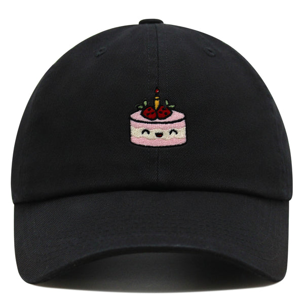 Cake Premium Dad Hat Embroidered Baseball Cap Birthday Foodie