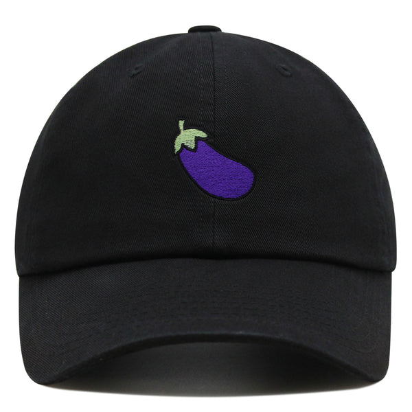 Eggplant Premium Dad Hat Embroidered Baseball Cap Foodie Vegetable