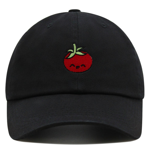 Tomato Premium Dad Hat Embroidered Baseball Cap Vegetable Vegan