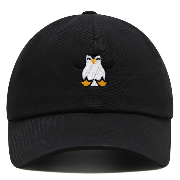 Penguin Premium Dad Hat Embroidered Baseball Cap Snow Animal