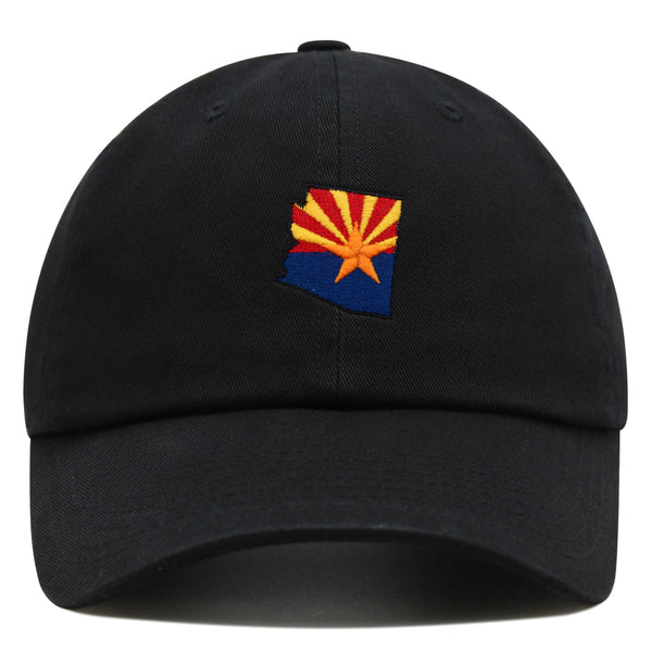 Arizona Flag Premium Dad Hat Embroidered Baseball Cap Arizona Tucson Pheonix