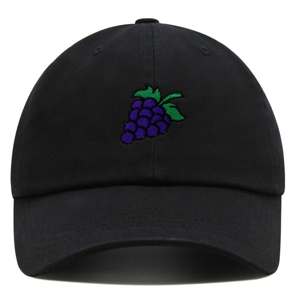 Grape Premium Dad Hat Embroidered Baseball Cap Farm Farmers Vegan