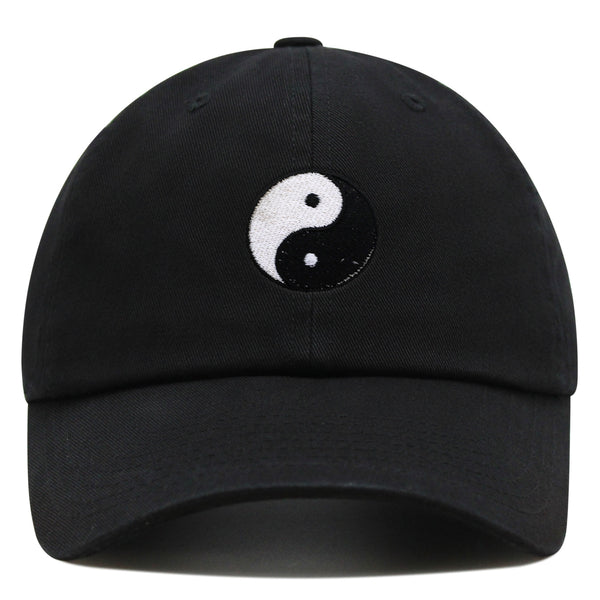 Ying Yang Premium Dad Hat Embroidered Baseball Cap Asian Meditation