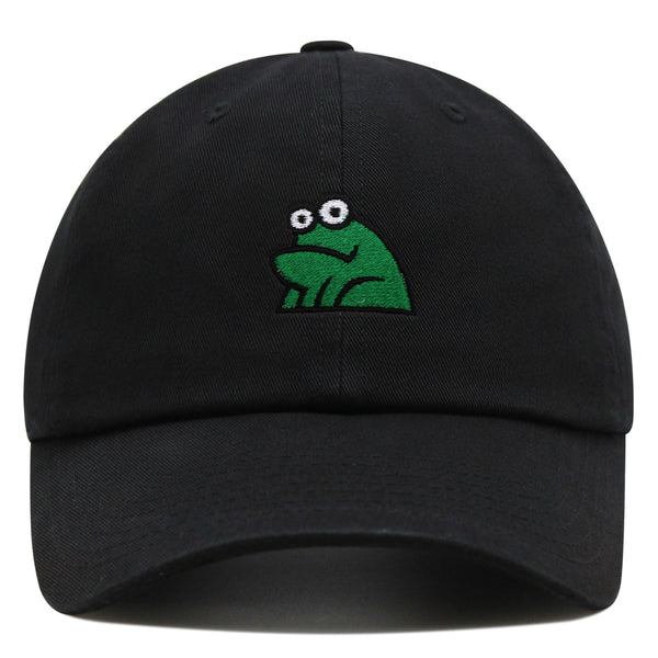 Frog Premium Dad Hat Embroidered Baseball Cap Funny