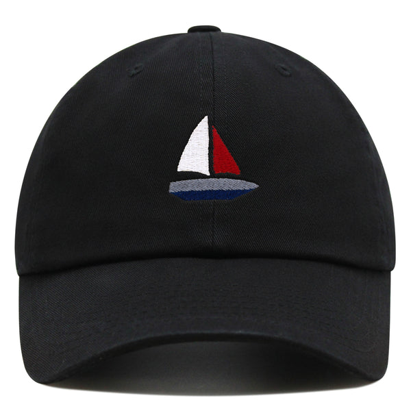 Cute Boat Premium Dad Hat Embroidered Baseball Cap Sailor Ocean