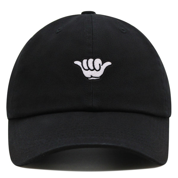 Shaka Cartoon Premium Dad Hat Embroidered Baseball Cap Surfing San Diego