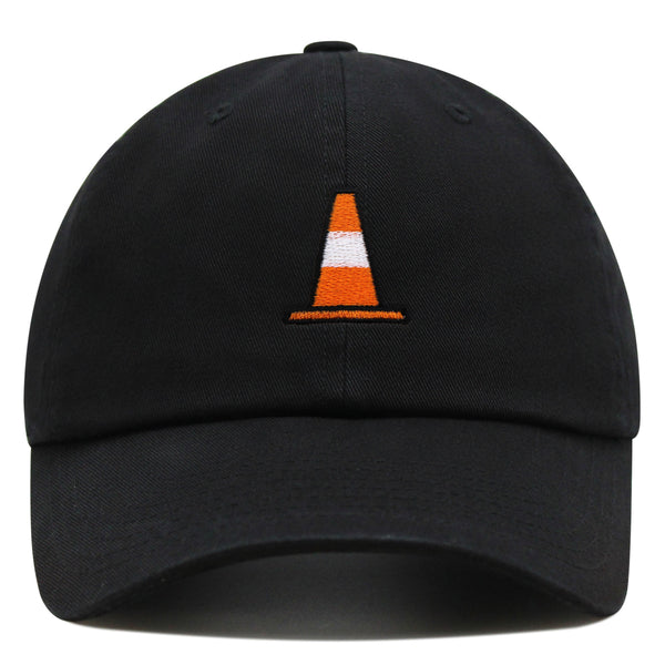 Safety Cone Premium Dad Hat Embroidered Baseball Cap Construction