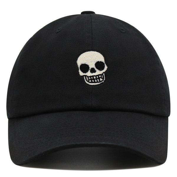 Skull Premium Dad Hat Embroidered Baseball Cap Girly Halloween