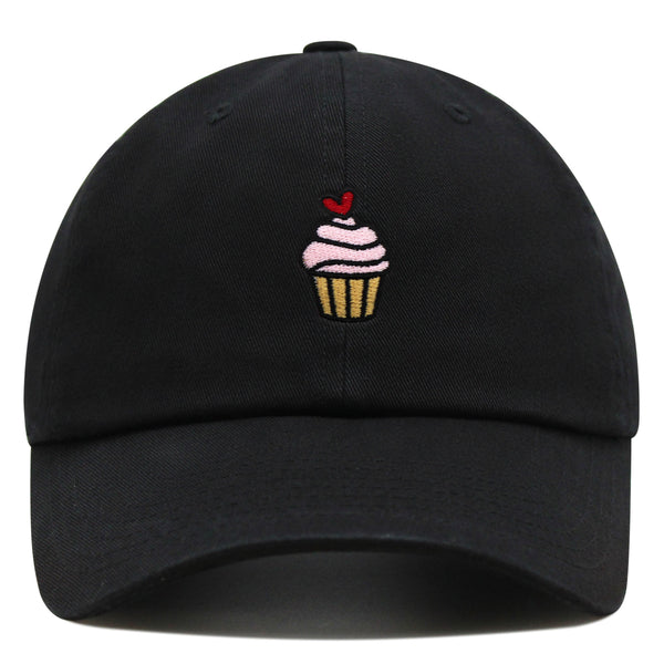 Pink Muffin Premium Dad Hat Embroidered Baseball Cap Cupcakes Snack