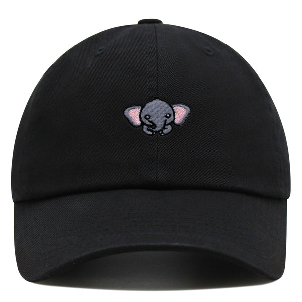 Elephant Premium Dad Hat Embroidered Baseball Cap Wild Cute