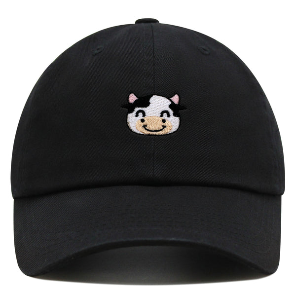 Cow Premium Dad Hat Embroidered Baseball Cap Milk Animal