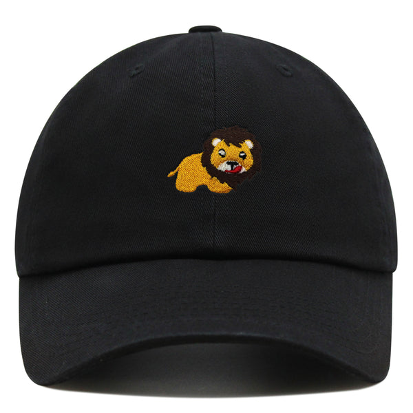 Lion Premium Dad Hat Embroidered Baseball Cap Zoo King