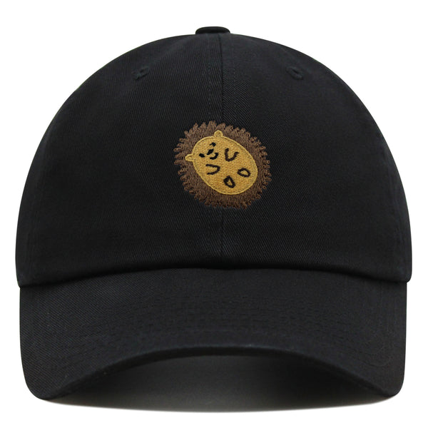 Hedgehog Premium Dad Hat Embroidered Baseball Cap Animal Cute