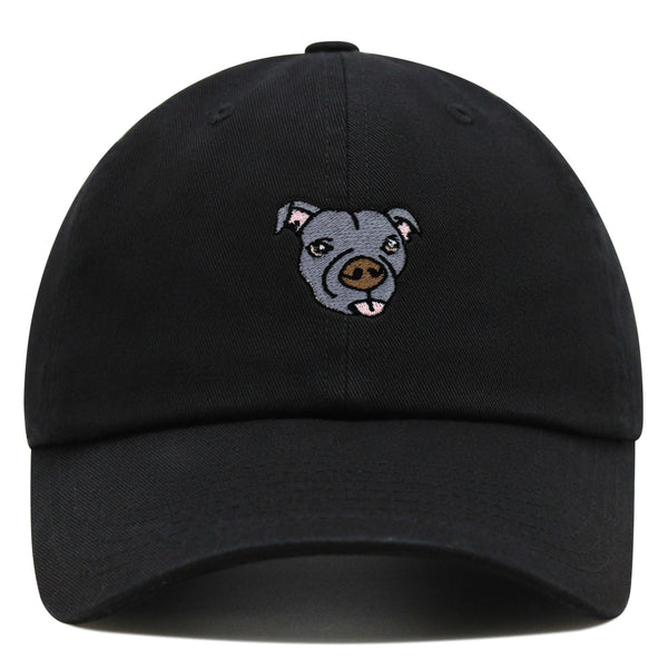 Pitbull Premium Dad Hat Embroidered Baseball Cap Dog Puppy