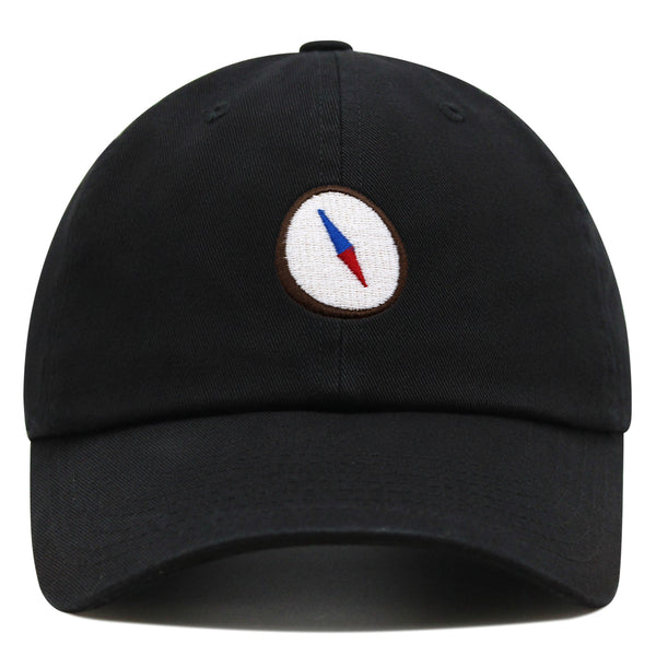 Compass Premium Dad Hat Embroidered Baseball Cap Explorer Adventure