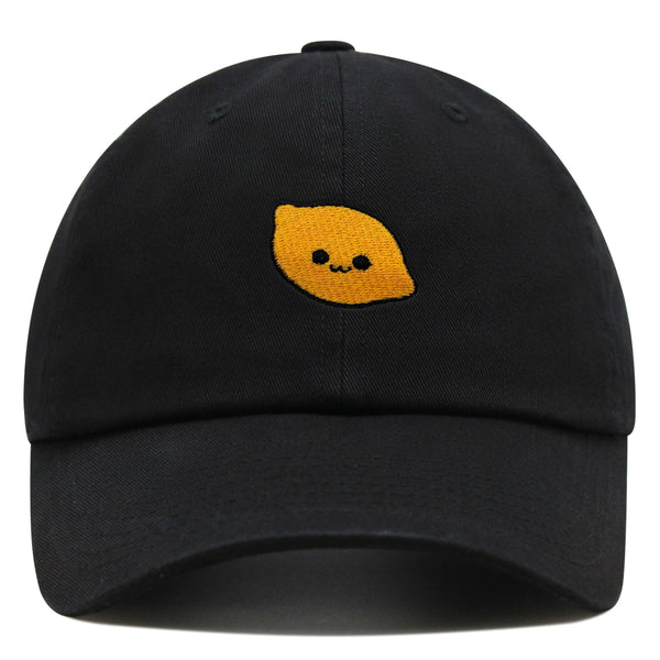 Lemon Premium Dad Hat Embroidered Baseball Cap Citrus Lime