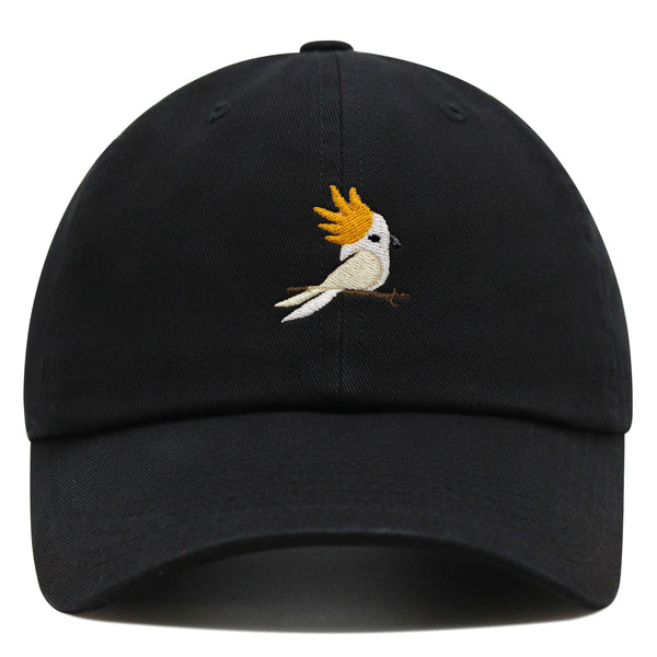 Cockatoo Premium Dad Hat Embroidered Baseball Cap Parrot Bird