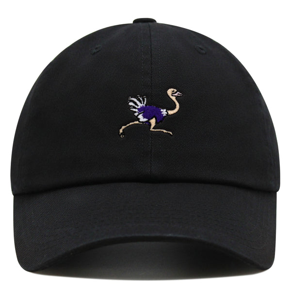 Ostrich Premium Dad Hat Embroidered Baseball Cap Zoo Africa