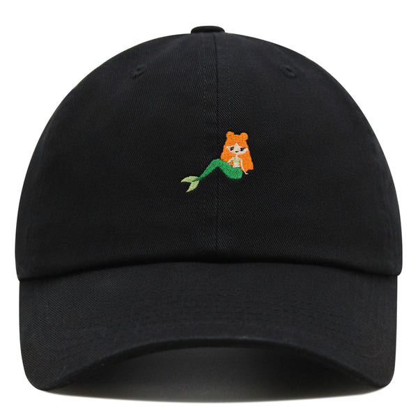 Mermaid Premium Dad Hat Embroidered Baseball Cap Fish Girl