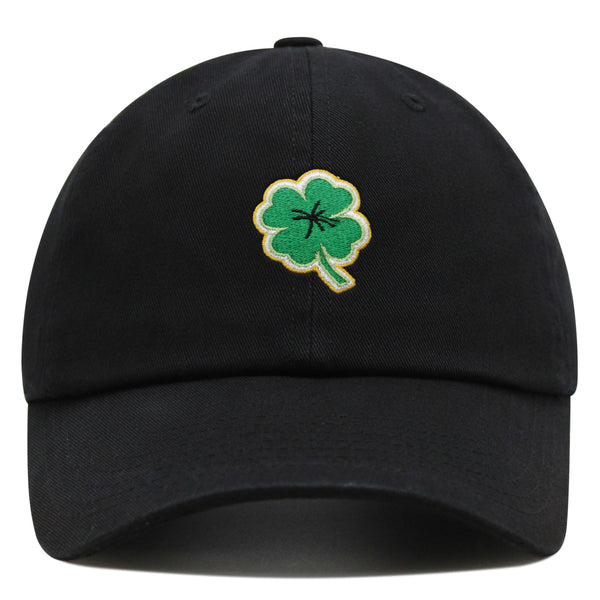 Clover Premium Dad Hat Embroidered Baseball Cap Lucky Plant