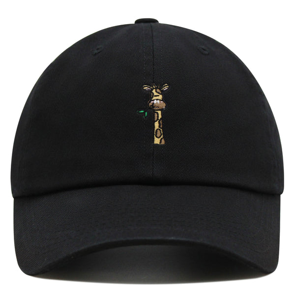 Giraffe Premium Dad Hat Embroidered Baseball Cap Zoo Wild Animal