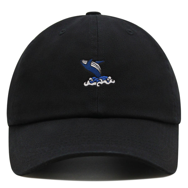 Whale Premium Dad Hat Embroidered Baseball Cap Ocean Fish