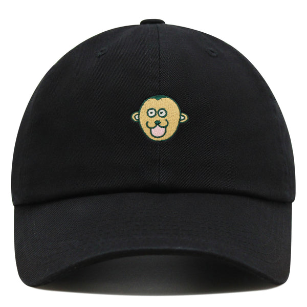 Monkey Face Premium Dad Hat Embroidered Baseball Cap Zoo Animal