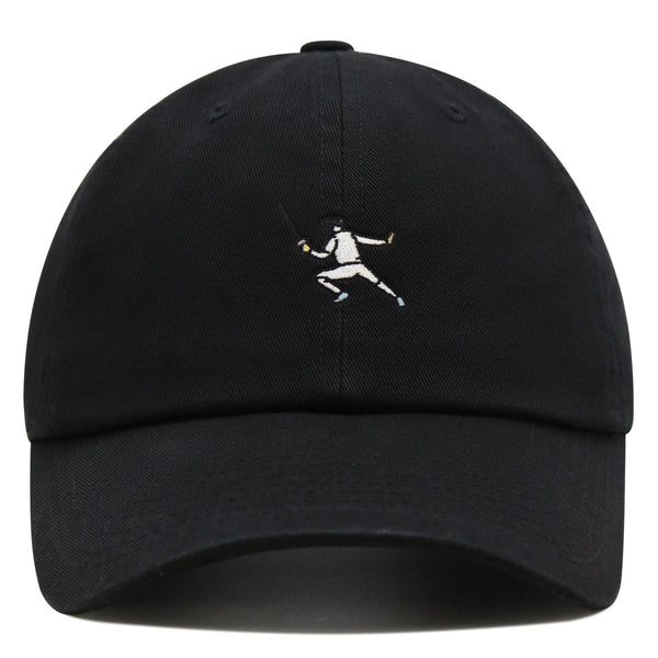 Fencing Premium Dad Hat Embroidered Baseball Cap Olympic Sports