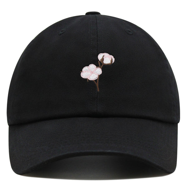 Cotton Flower Premium Dad Hat Embroidered Baseball Cap Tree