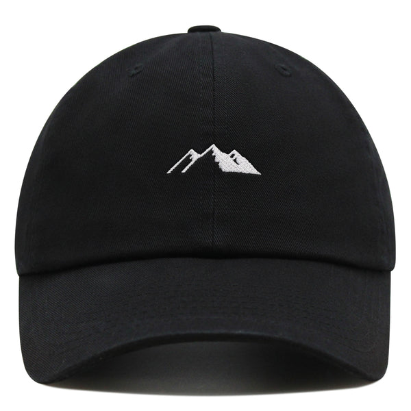 Mountain Premium Dad Hat Embroidered Baseball Cap Snowy