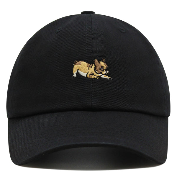 French Bulldog Premium Dad Hat Embroidered Baseball Cap Dog Puppy