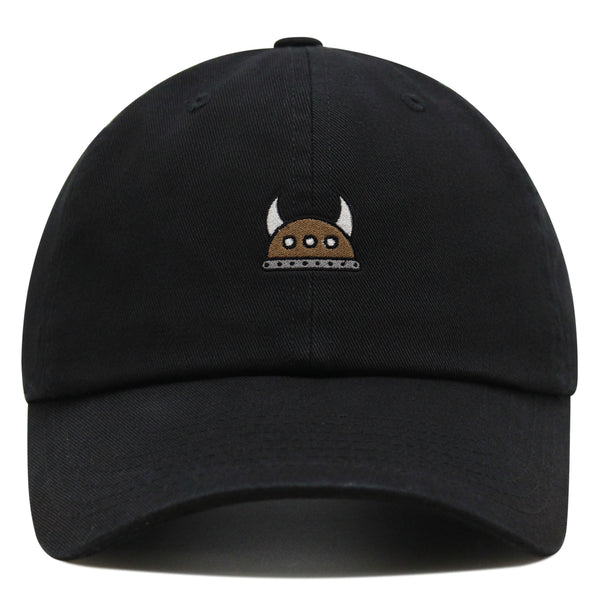 Horned Viking Helmet  Premium Dad Hat Embroidered Baseball Cap Cartoon